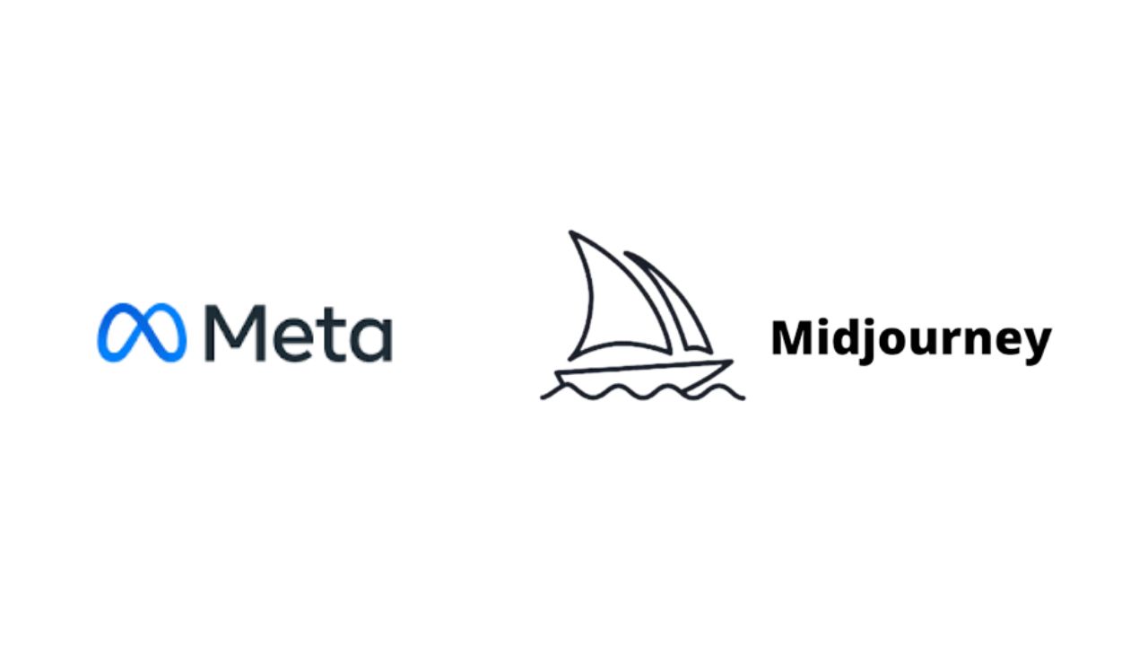 TechDogs-"TechDogs-"An Image With The Logos Of Meta And Midjourney" TechDogs-"TechDogs-"An Image With The Logos Of Meta And Midjourney"